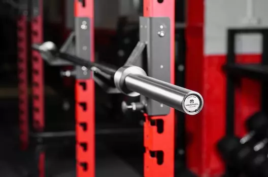 Гриф для штанги D50мм, L245 см YouSteel Power bar 25kg, чёрный - хром