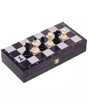 Игра 3 в 1 дорожная Классика 100-12 черно-серебряный