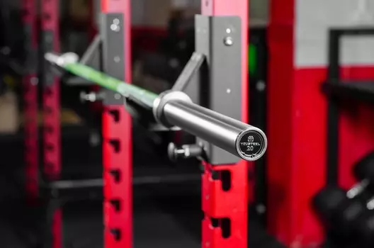 Гриф для штанги L220 см, D50мм YouSteel CrossTraining Bar 20кг XF-20 зелёный - хром