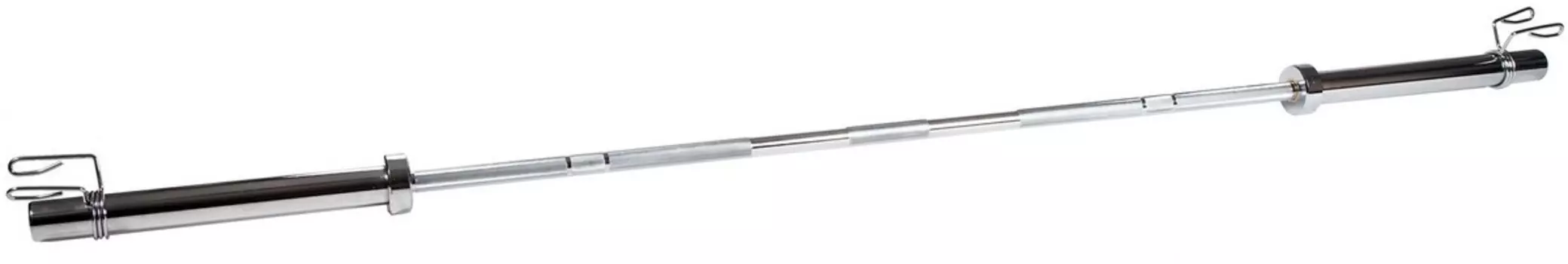 Гриф для штанги L220 см D50мм Profi-Fit до 250 кг, замки-пружины