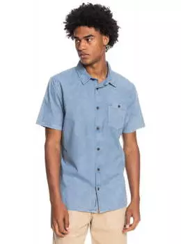 Рубашка С Коротким Рукавом Quiksilver Bolam Faded Denim