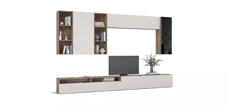 Гостиная BOSS QUADRO 13 Орех Парона, Ваниль софт