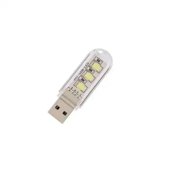 1 шт. Мини портативный светодиодный Usb-светильник 2-24 светодиода для чтения книг, ночник теплый белый цвет 5 В, мощность 3000 К-7000 К для ПК, ноутбука, мобильного питания