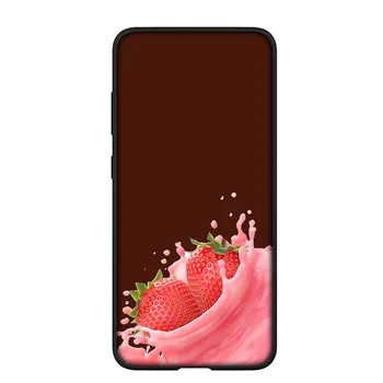 Чехол для телефона Samsung Galaxy S24 S23 iPhone 15 14 Xiaomi Redmi Note 13 12 11 8 10 9 Pro Max X XR OPPO A15 Huawei Summer Strawberry Fruit Cover for Samsung Galaxy S20 Plus аэро