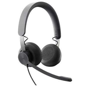 Гарнитура проводная LOGITECH Zone Wired Teams Graphite (981-000870)