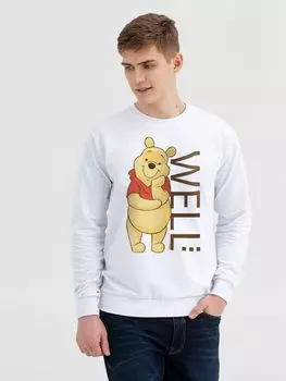 Свитшот Winnie. Well, белый, размер L