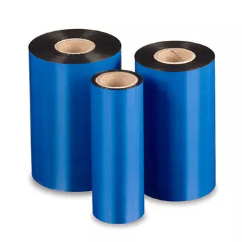 Термотрансферная красящая лента_WAX/RESIN 450м/80мм/80мм/1", out