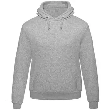 Толстовка Hooded серый меланж, размер S