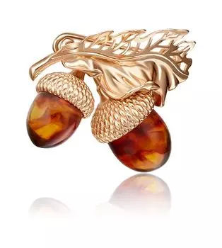 Броши PLATINA Jewelry 04-0166-01-271-1110-46
