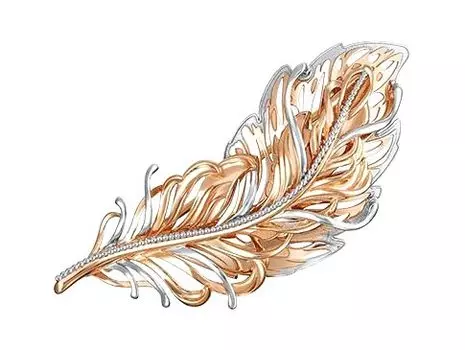 Броши PLATINA Jewelry 04-0193-00-000-1110-48