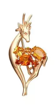 Броши PLATINA Jewelry 04-0235-00-206-1110-57