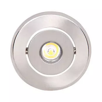 Встраиваемый светодиодный светильник Horoz Vera-1 1W 6400K матовый хром 016-011-0001 HRZ00000263