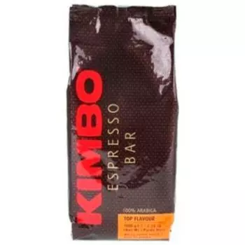 Кофе Kimbo Top Flavour 100% Arabica, 1 кг (в зернах)