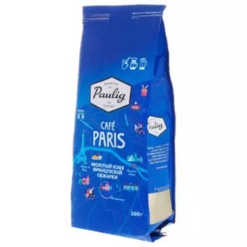 Кофе Paulig Cafe Paris 200г (в зернах)