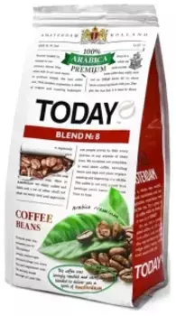 Кофе Today Blend 8 800гр Beans Pack (в зернах)