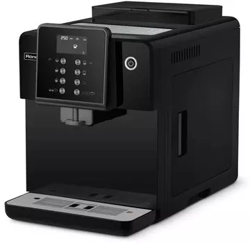 Кофемашина Rondell RDE-1107 черный/серебристый