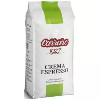 Кофе Carraro Crema Espresso, 1кг (в зернах)
