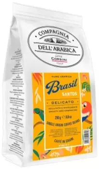 Кофе CDA Puro Arabica Brasil Santos 250г (в зернах)