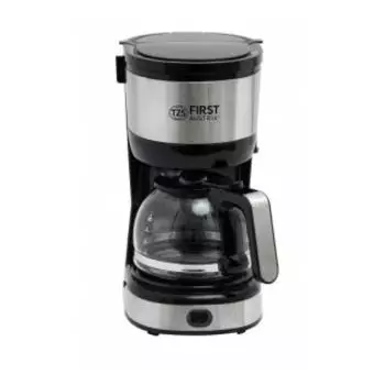 Кофеварка First FA-5464-4 BLACK/STEEL