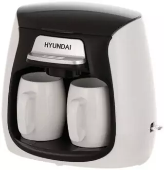 Кофеварка Hyundai HYD-0204 белый