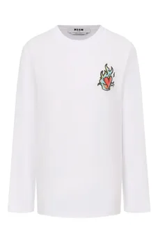 Хлопковый лонгслив MSGM