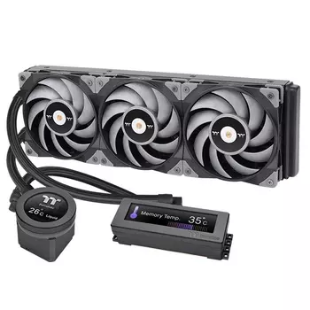 Жидкостное охлаждение Thermaltake Floe RC Ultra 360 CPU&Memory AIO Liquid Cooler для Socket 115x/2066/2011/2011-3/1356/1366/1200/AM4/AM3/AM3+/FM1/AM2+/FM2/FM2+, 3x120мм (CL-W325-PL12GM-A)