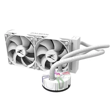 Жидкостное охлаждение Zalman Reserator5 Z24 для Socket 115x/2066/2011/2011-3/1200/1700/AM4/AM3/AM3+/FM1/FM2/FM2+, 2x120мм, ARGB (Reserator5 Z24 White)