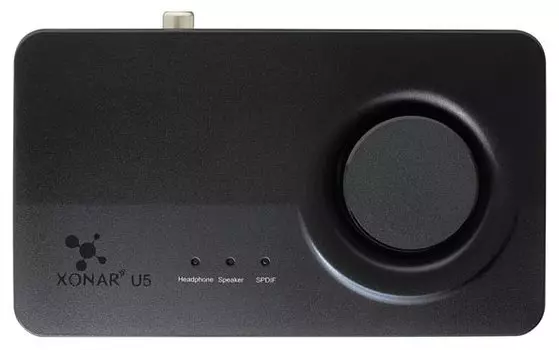 Звуковая карта ASUS Xonar U5 5.1, USB, Retail (Плохая упаковка)