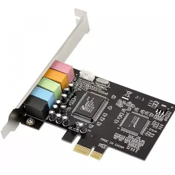 Звуковая карта внутренняя C-media CMI8738-LX, 5.1, PCI-E, Bulk
