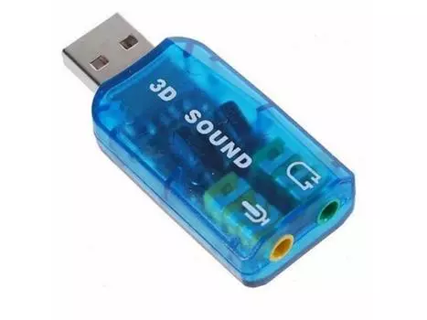 Звуковая карта внешняя C-media USB Trua3D, 2.0 (5.1 virtual), USB, Retail (ASIA USB 6C V)