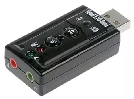 Звуковая карта внешняя C-media USB TRUA71, 2.0 (7.1 virtual), Retail (ASIA USB 8C V & V)