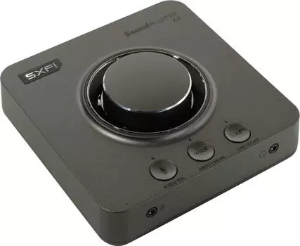 Звуковая карта внешняя Creative Sound Blaster X4, 7.1, USB Type-C, Retail (70SB181500000)