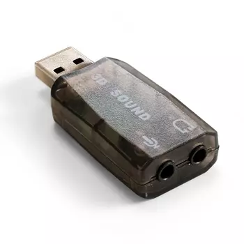 Звуковая карта внешняя ExeGate EX-AU-01N, 2.0, USB, Bulk (EX294787RUS)