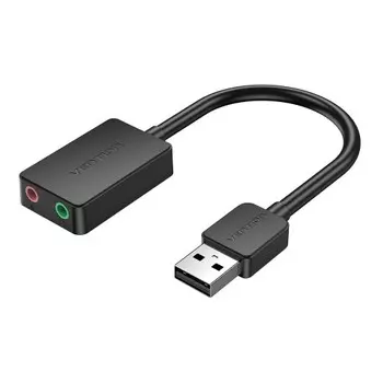 Звуковая карта внешняя Vention, 2.0, USB 2.0, Retail (CDYB0)