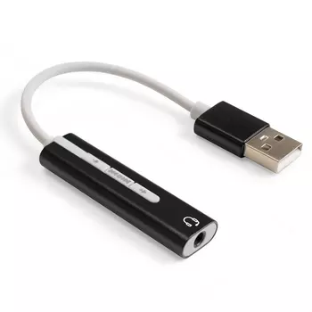 Звуковая карта внешняя ExeGate EX-AU-04B, USB, Bulk (EX296332RUS)