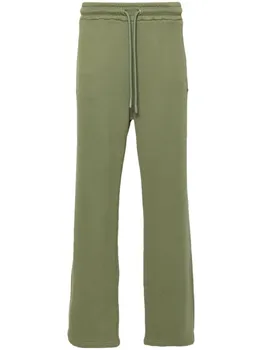 Off-White спортивные штаны Windy Arrow, зеленый