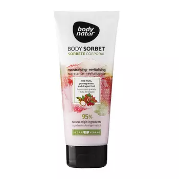 BODY NATUR Крем для тела красные фрукты, гранат и питайя Revitalising Body Moisturiser