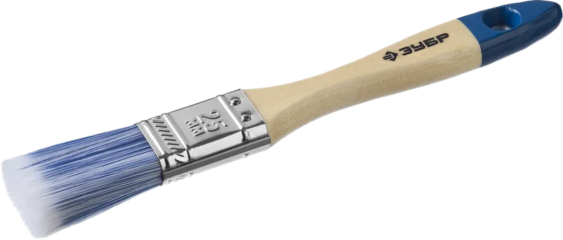 Кисть Зубр МАСТЕР АКВА, плоская, 25мм (4-01007-025)