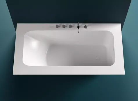 Ванна из искусственного камня Salini Orlando 190x100 102114M S-Sense, матовый