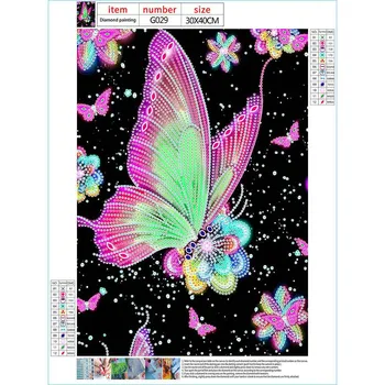 30X40CM 5D DIY Алмазная картина Фэнтези Замок Вышивка крестиком Алмазная вышивка Мозаика Подарок ручной работы 30x40cm