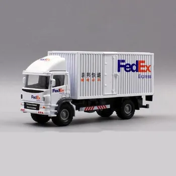 Новый 1:60 автомобилей из металлического сплава, литой под давлением, коммерческий автомобиль, экспресс-фургон FedEx, грузовой грузовик, модель игрушки F, детская коллекция, подарки зелёный