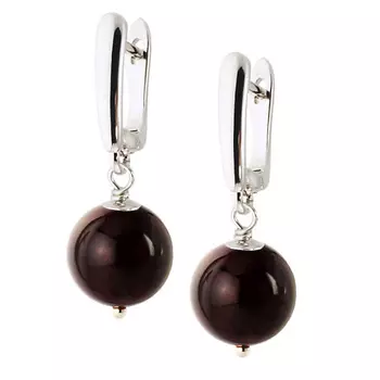 ALERIE-ACCESSORIES Серьги из натурального граната Forever Garnet
