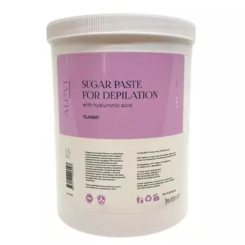 ALEVI Сахарная паста с гиалуроновой кислотой для шугаринга и депиляции Soft 1600