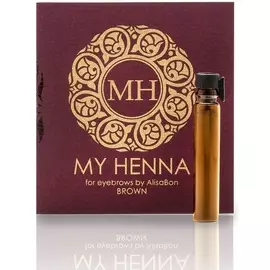 ALISA BON Хна для окрашивания бровей «My Henna» (коричневая)