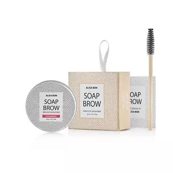 ALISA BON Мыло для фиксации бровей «Brow soap» Клубника