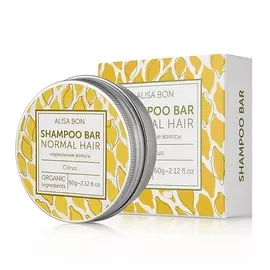 ALISA BON Твердый шампунь для волос SHAMPOO BAR «Цитрус» 60.0