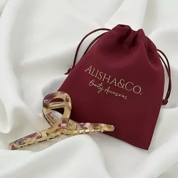 ALISHA&CO. Крабик для волос Bordo Style