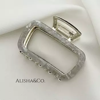 ALISHA&CO. Крабик для волос металлический To be blossom Style