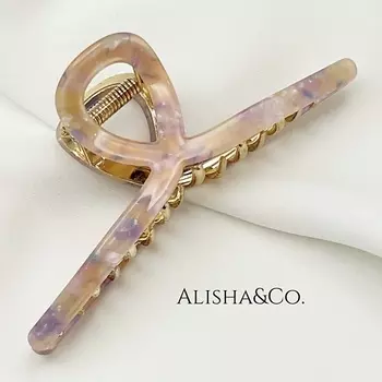 ALISHA&CO. Крабик для волос металлический To be blossom