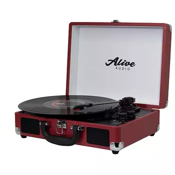 ALIVE AUDIO Виниловый проигрыватель GLAM Cherry c Bluetooth